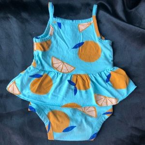 Carters Oranges Dress Onesie